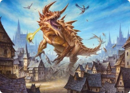 Tarrasque Art Card [Dungeons & Dragons: Adventures in the Forgotten Realms Art Series] | Good Games Cannington