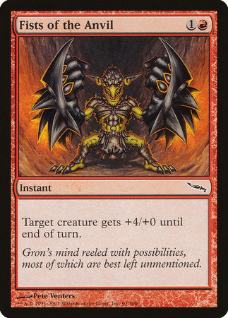 Fists of the Anvil [Mirrodin] | Good Games Cannington