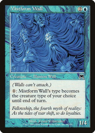 Mistform Wall [Onslaught] | Good Games Cannington