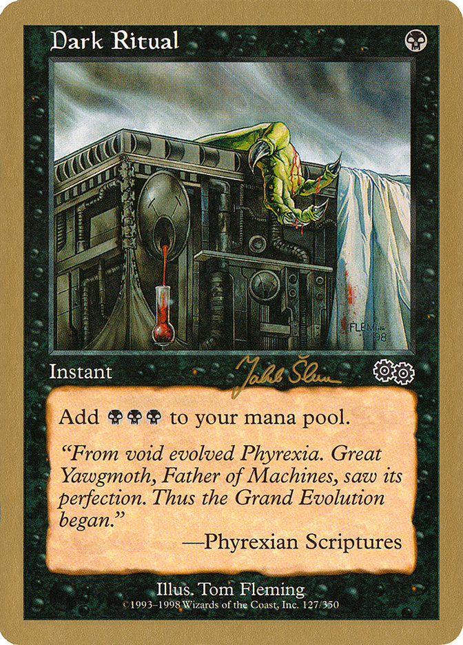 Dark Ritual (Jakub Slemr) [World Championship Decks 1999] | Good Games Cannington