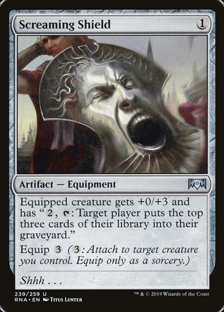 Screaming Shield [Ravnica Allegiance] | Good Games Cannington