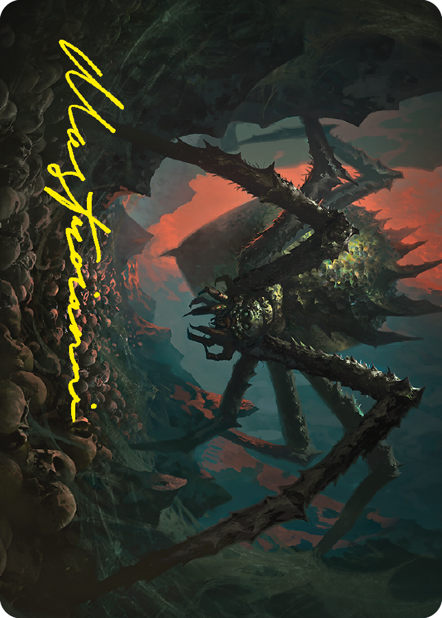 Shelob, Child of Ungoliant Art Card (Gold-Stamped Signature) [The Lord of the Rings: Tales of Middle-earth Art Series] | Good Games Cannington