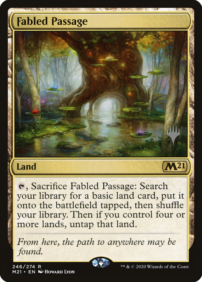 Fabled Passage (Promo Pack) [Core Set 2021 Promos] | Good Games Cannington