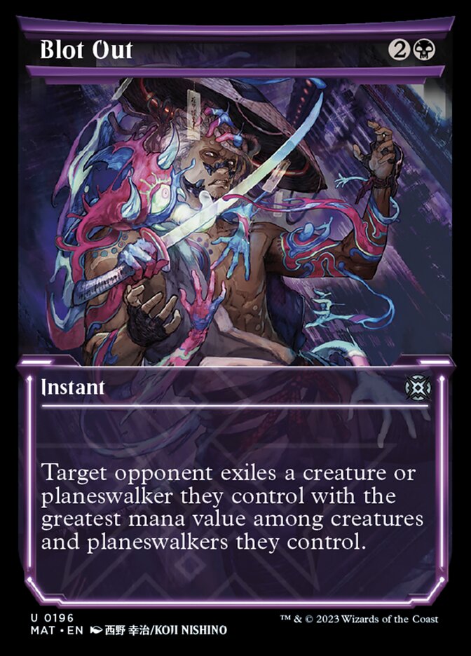 Blot Out (Showcase Halo Foil) [March of the Machine: The Aftermath] | Good Games Cannington