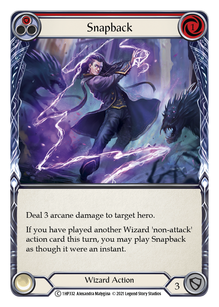 Snapback (Red) [1HP332] | Good Games Cannington