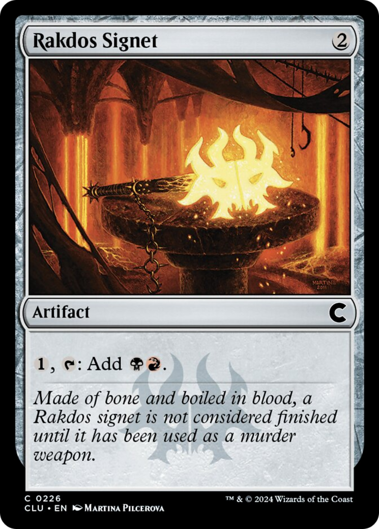 Rakdos Signet [Ravnica: Clue Edition] | Good Games Cannington