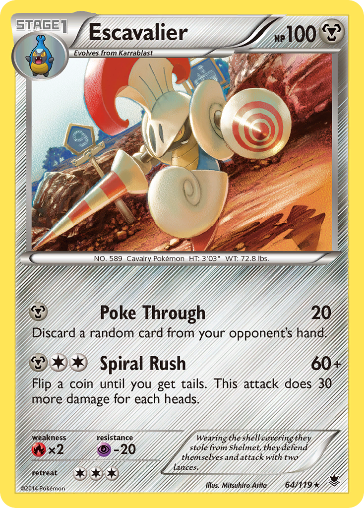 Escavalier (64/119) [XY: Phantom Forces] | Good Games Cannington