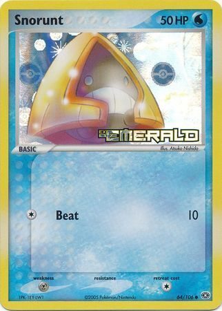 Snorunt (64/106) (Stamped) [EX: Emerald] | Good Games Cannington