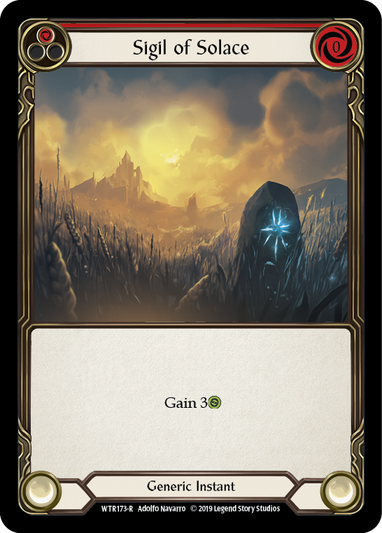 Sigil of Solace (Red) [WTR173-R] Alpha Print Normal | Good Games Cannington