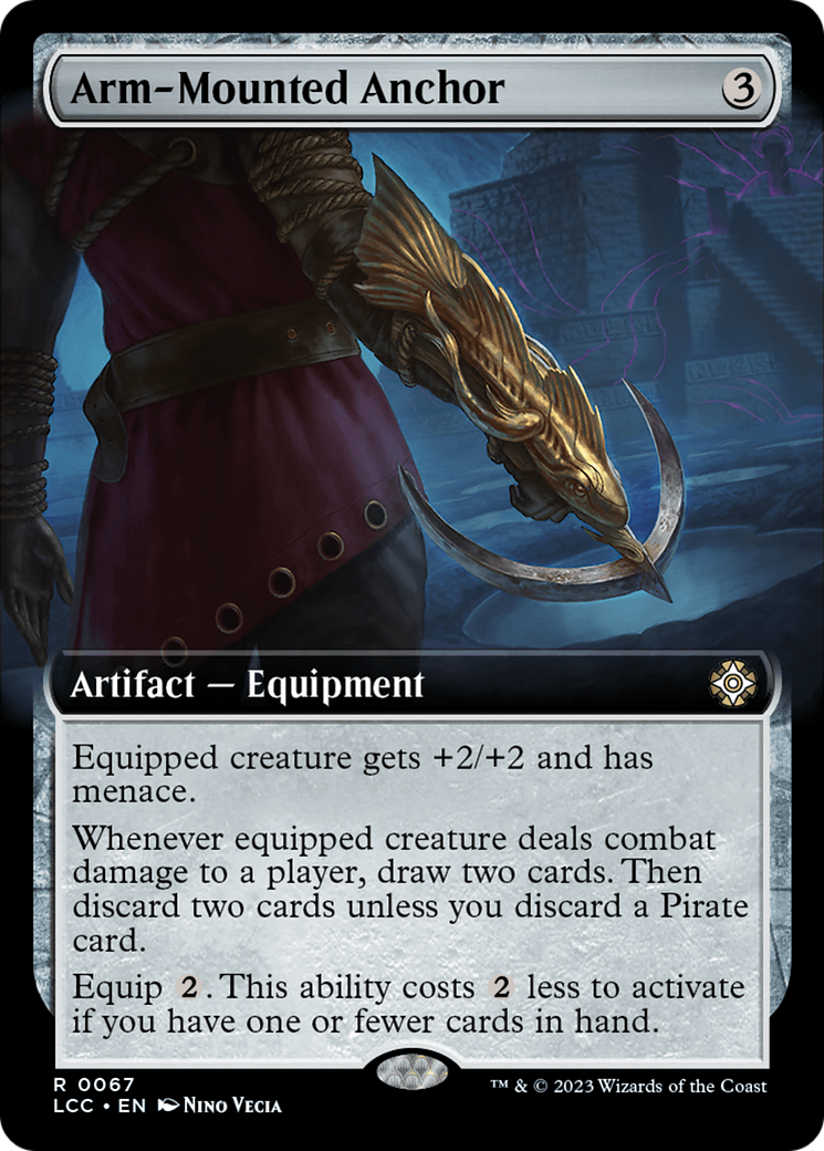 Arm-Mounted Anchor (Extended Art) [The Lost Caverns of Ixalan Commander] | Good Games Cannington