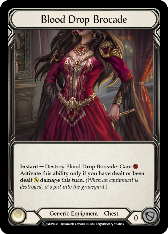 Blood Drop Brocade [U-MON238-RF] Unlimited Rainbow Foil | Good Games Cannington