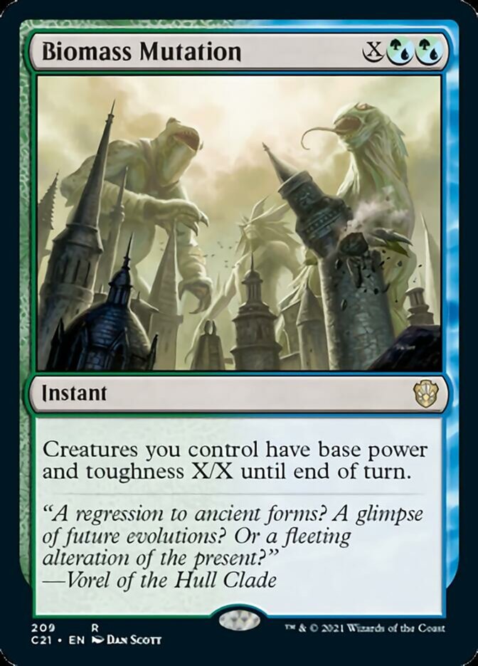 Biomass Mutation [Commander 2021] | Good Games Cannington