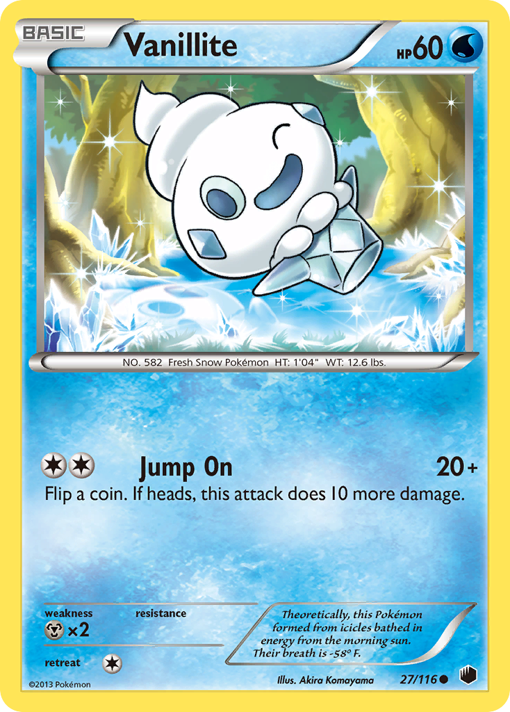 Vanillite (27/116) [Black & White: Plasma Freeze] | Good Games Cannington