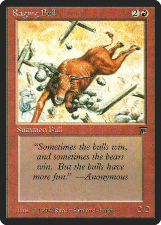 Raging Bull [Legends] | Good Games Cannington