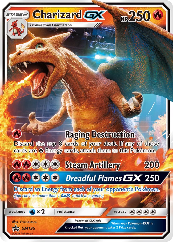 Charizard GX (SM195) [Sun & Moon: Black Star Promos] | Good Games Cannington