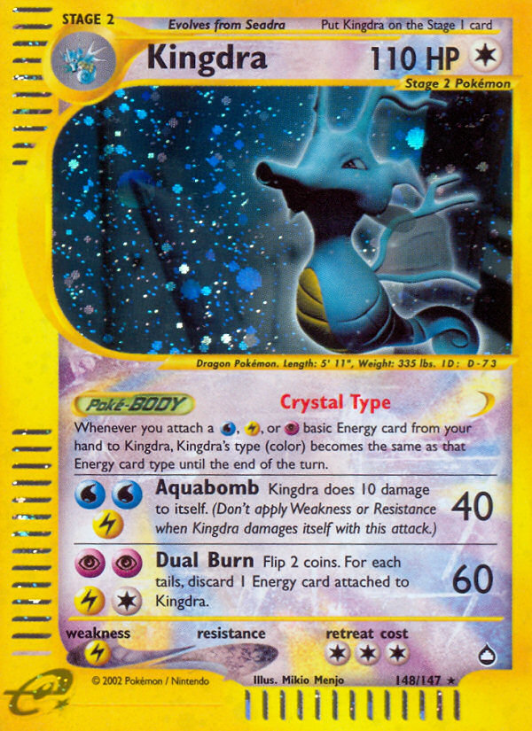 Kingdra (148/147) [Aquapolis] | Good Games Cannington