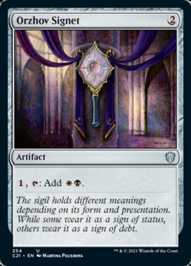 Orzhov Signet [Commander 2021] | Good Games Cannington