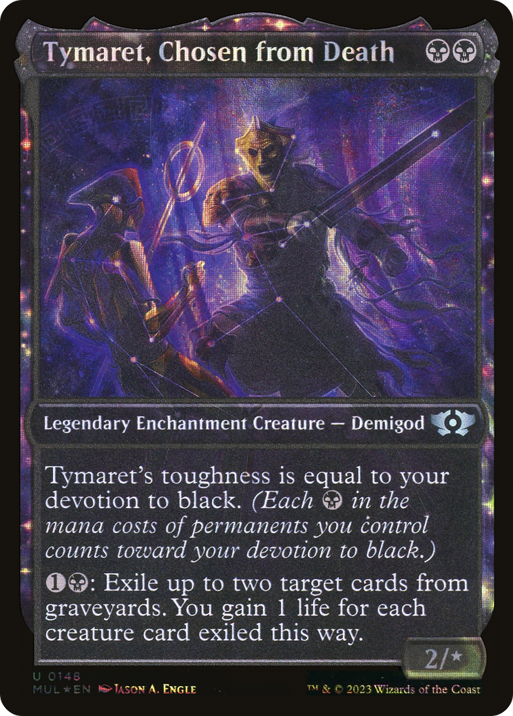 Tymaret, Chosen from Death (Halo Foil) [Multiverse Legends] | Good Games Cannington