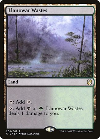 Llanowar Wastes [Commander 2019] | Good Games Cannington
