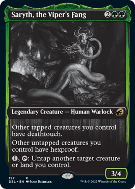 Saryth, the Viper's Fang [Innistrad: Double Feature] | Good Games Cannington