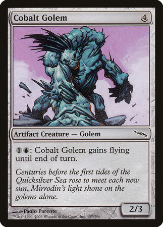 Cobalt Golem [Mirrodin] | Good Games Cannington