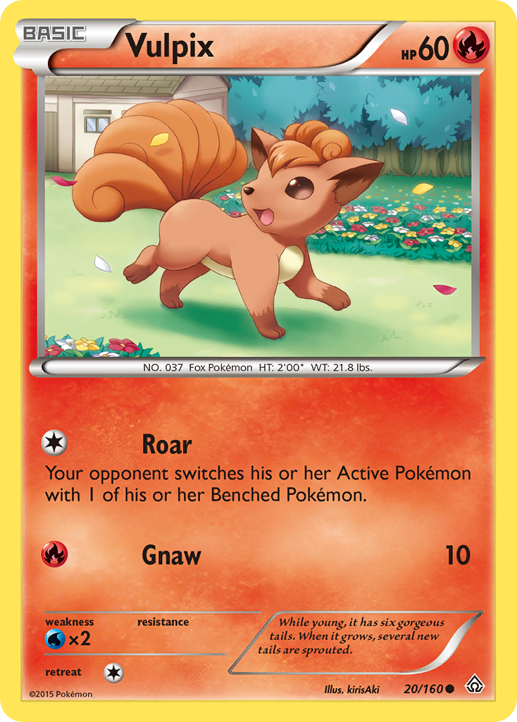 Vulpix (20/160) [XY: Primal Clash] | Good Games Cannington