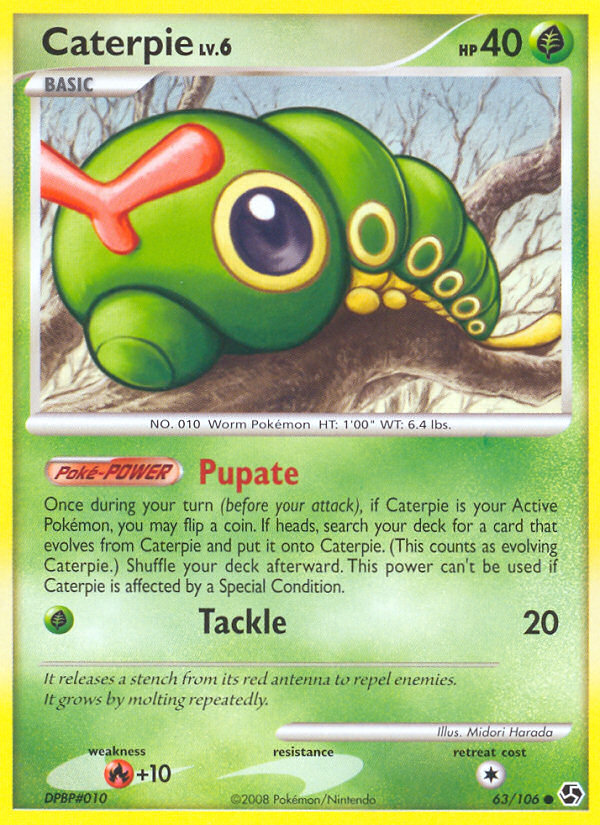 Caterpie (63/106) [Diamond & Pearl: Great Encounters] | Good Games Cannington
