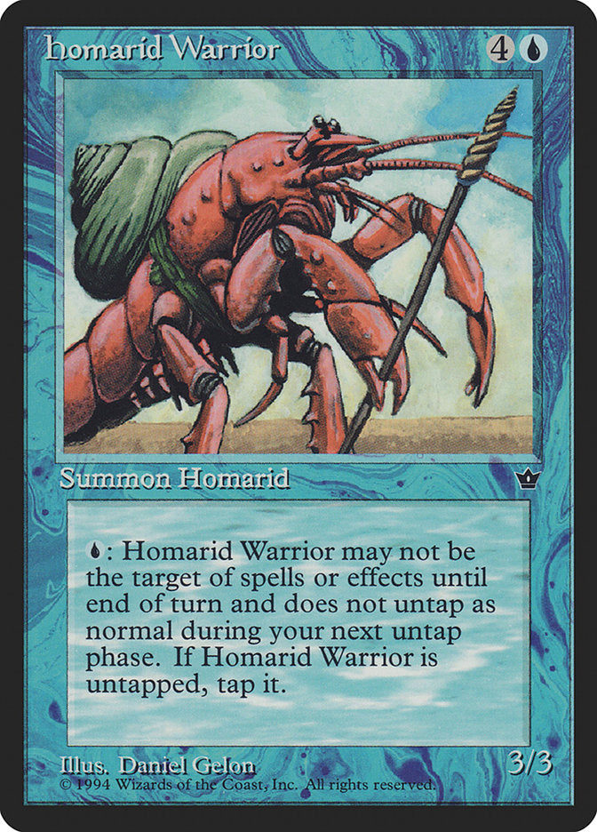 Homarid Warrior (Daniel Gelon) [Fallen Empires] | Good Games Cannington