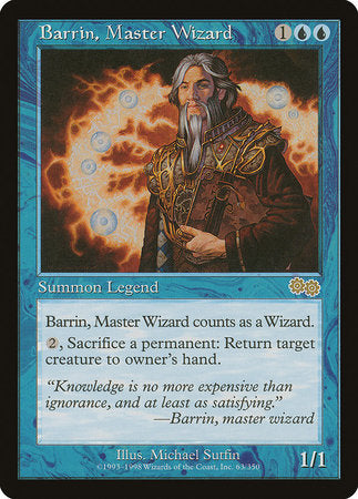 Barrin, Master Wizard [Urza's Saga] | Good Games Cannington