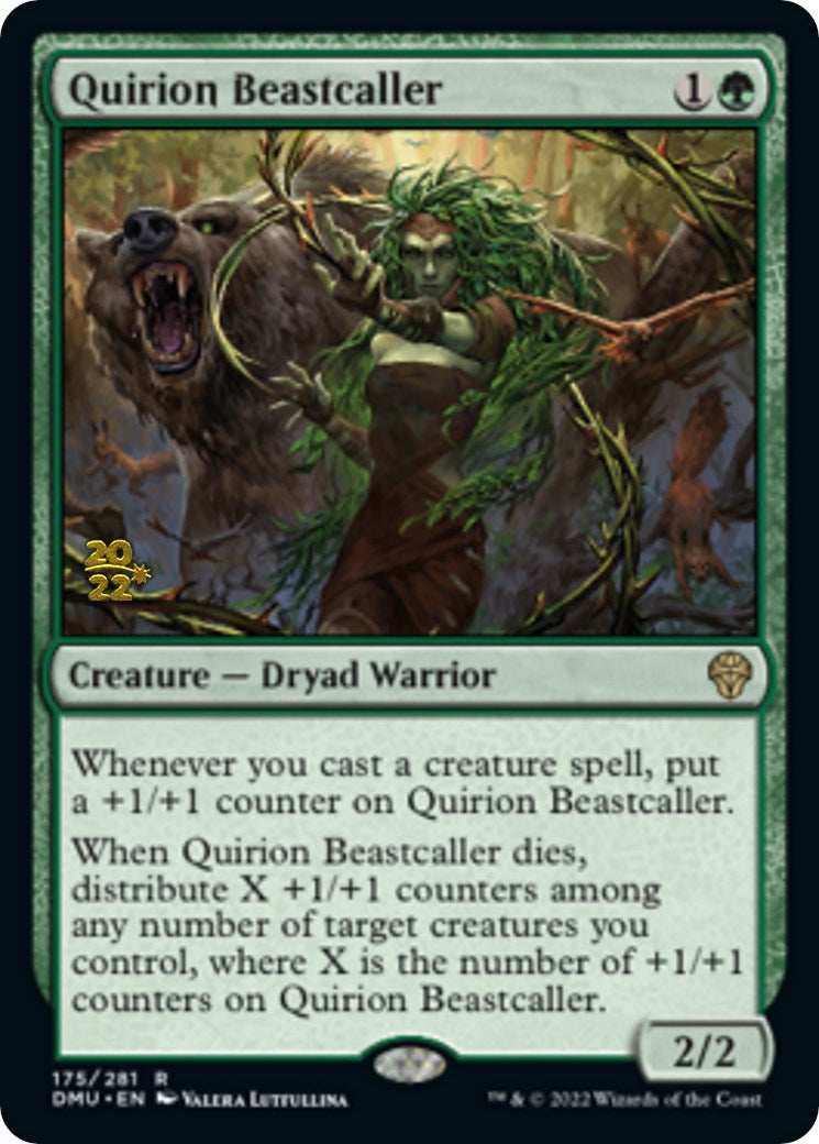 Quirion Beastcaller [Dominaria United Prerelease Promos] | Good Games Cannington