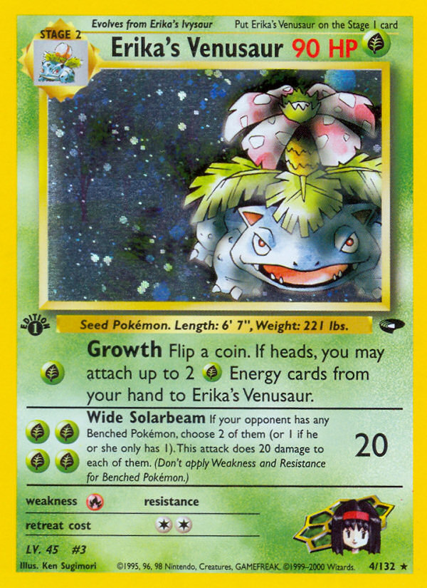 Erika's Venusaur (4/132) [Gym Challenge 1st Edition] | Good Games Cannington