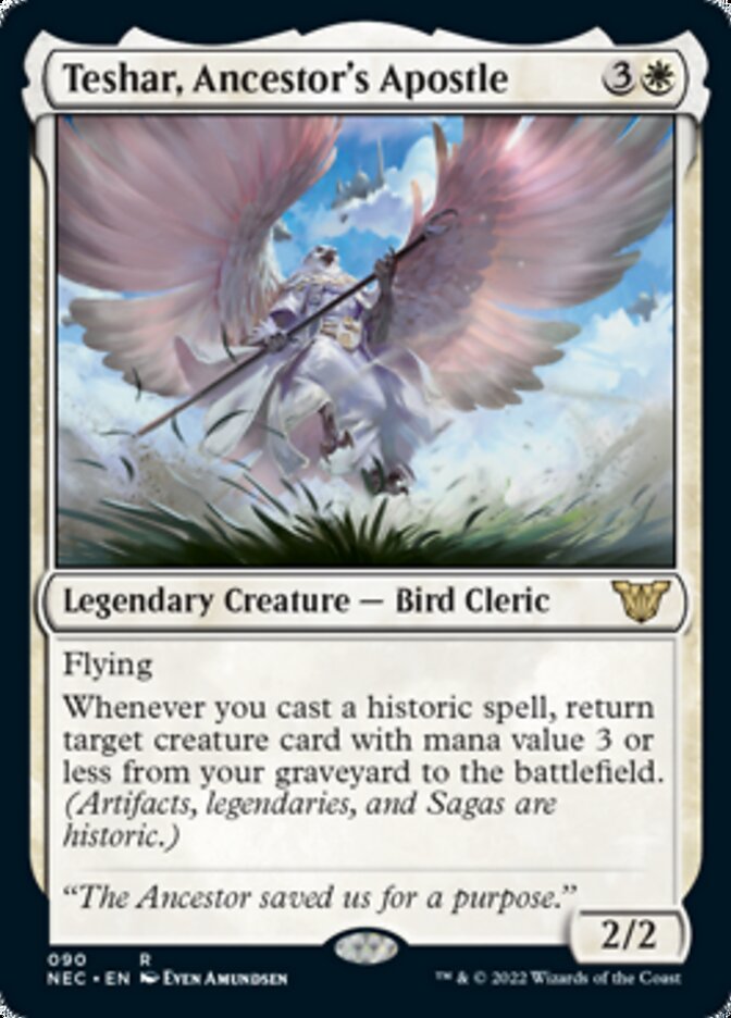 Teshar, Ancestor's Apostle [Kamigawa: Neon Dynasty Commander] | Good Games Cannington