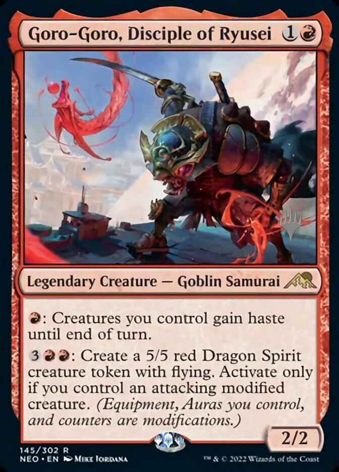 Goro-Goro, Disciple of Ryusei (Promo Pack) [Kamigawa: Neon Dynasty Promos] | Good Games Cannington