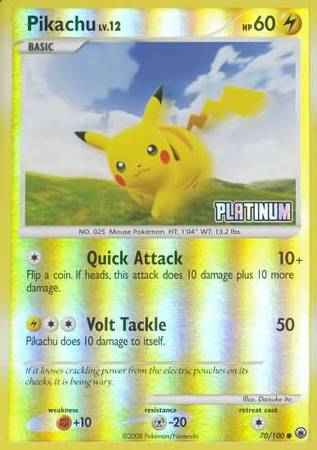 Pikachu (70/100) [Burger King Promos: 2009 Collection] | Good Games Cannington