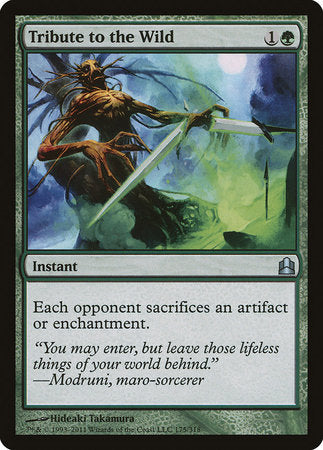 Tribute to the Wild [Commander 2011] | Good Games Cannington