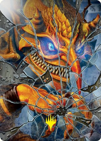 Reflection of Kiki-Jiki Art Card (Gold-Stamped Signature) [Kamigawa: Neon Dynasty Art Series] | Good Games Cannington