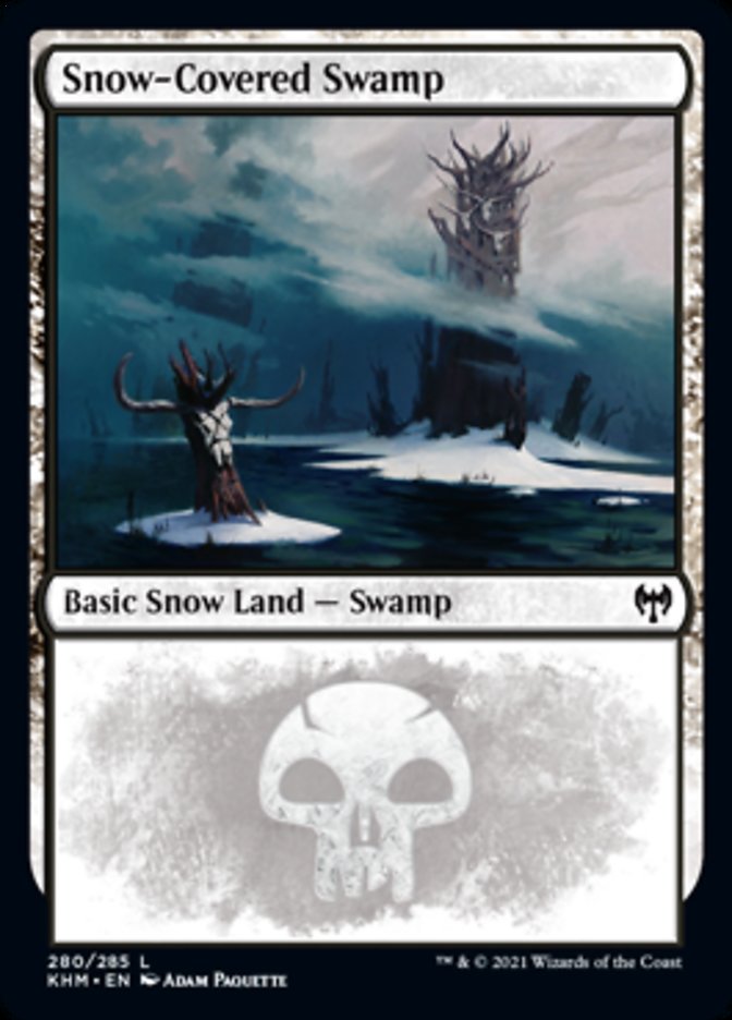 Snow-Covered Swamp (280) [Kaldheim] | Good Games Cannington
