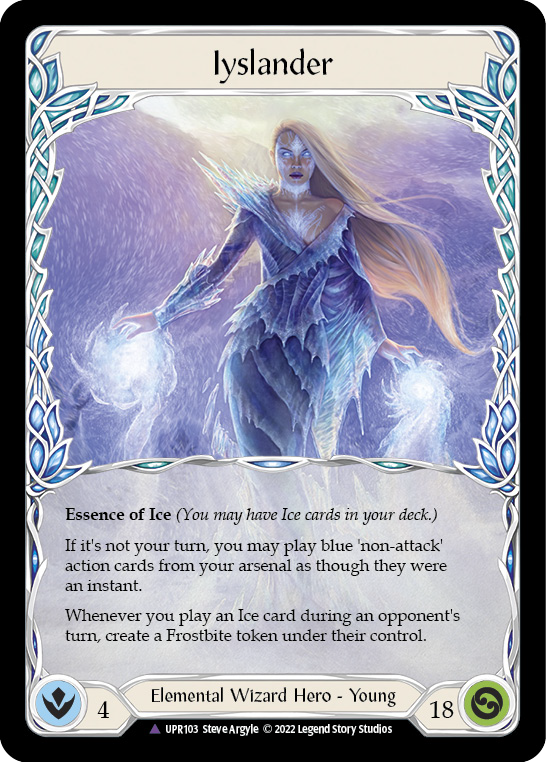 Iyslander (Double-Sided Marvel) [UPR103] (Uprising)  Cold Foil | Good Games Cannington