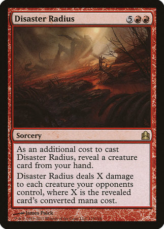 Disaster Radius [Commander 2011] | Good Games Cannington