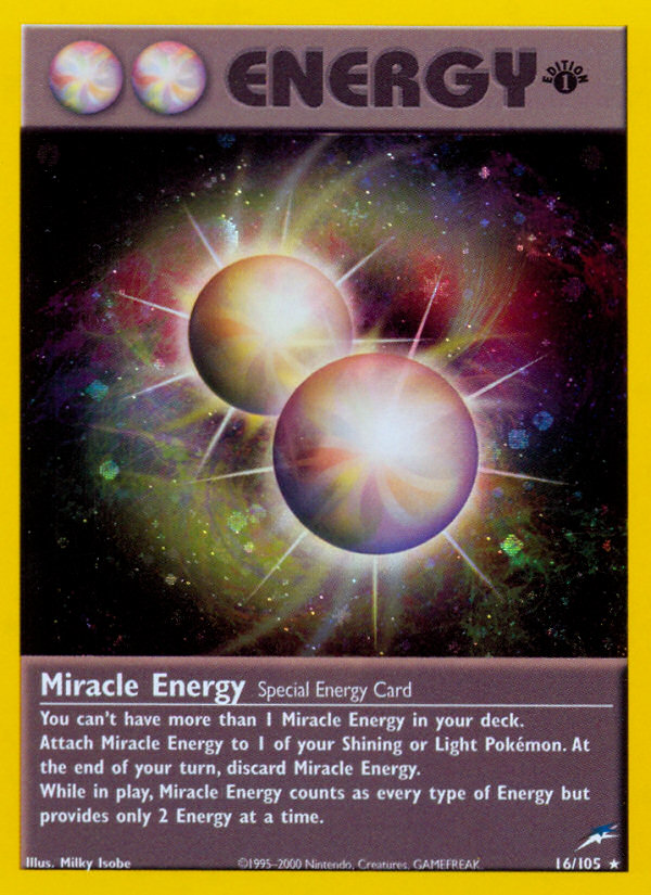 Miracle Energy (16/105) [Neo Destiny 1st Edition] | Good Games Cannington