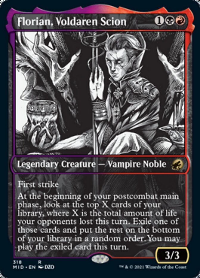 Florian, Voldaren Scion (Showcase Eternal Night) [Innistrad: Midnight Hunt] | Good Games Cannington