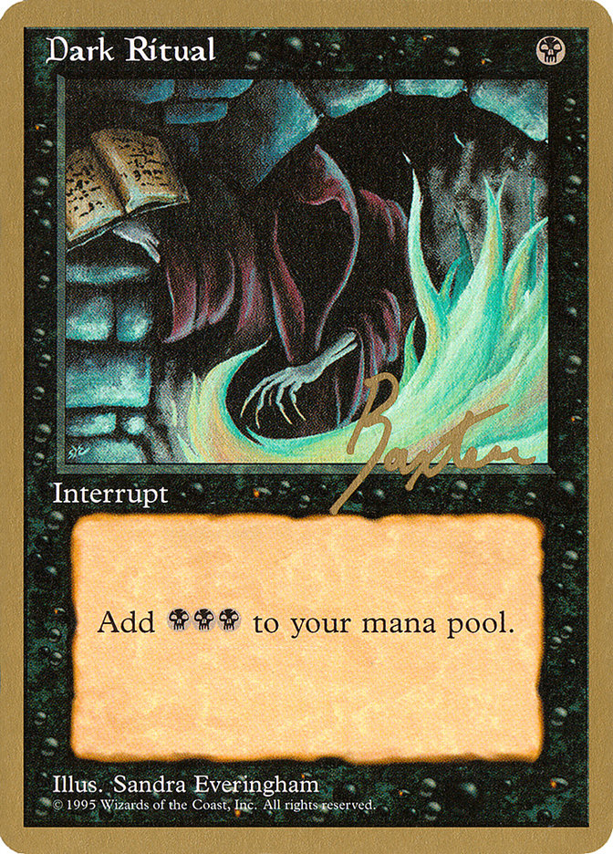 Dark Ritual (George Baxter) [Pro Tour Collector Set] | Good Games Cannington