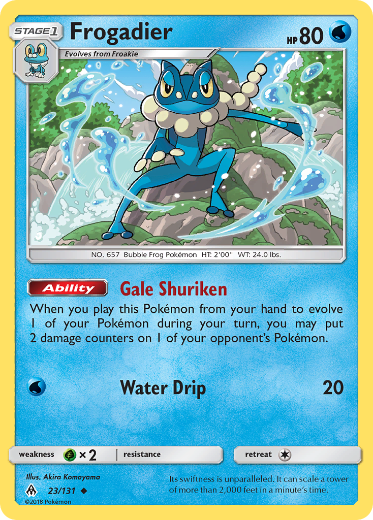 Frogadier (23/131) [Sun & Moon: Forbidden Light] | Good Games Cannington