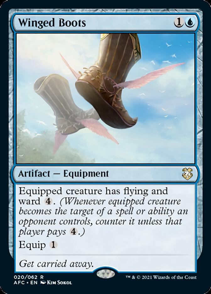 Winged Boots [Dungeons & Dragons: Adventures in the Forgotten Realms Commander] | Good Games Cannington