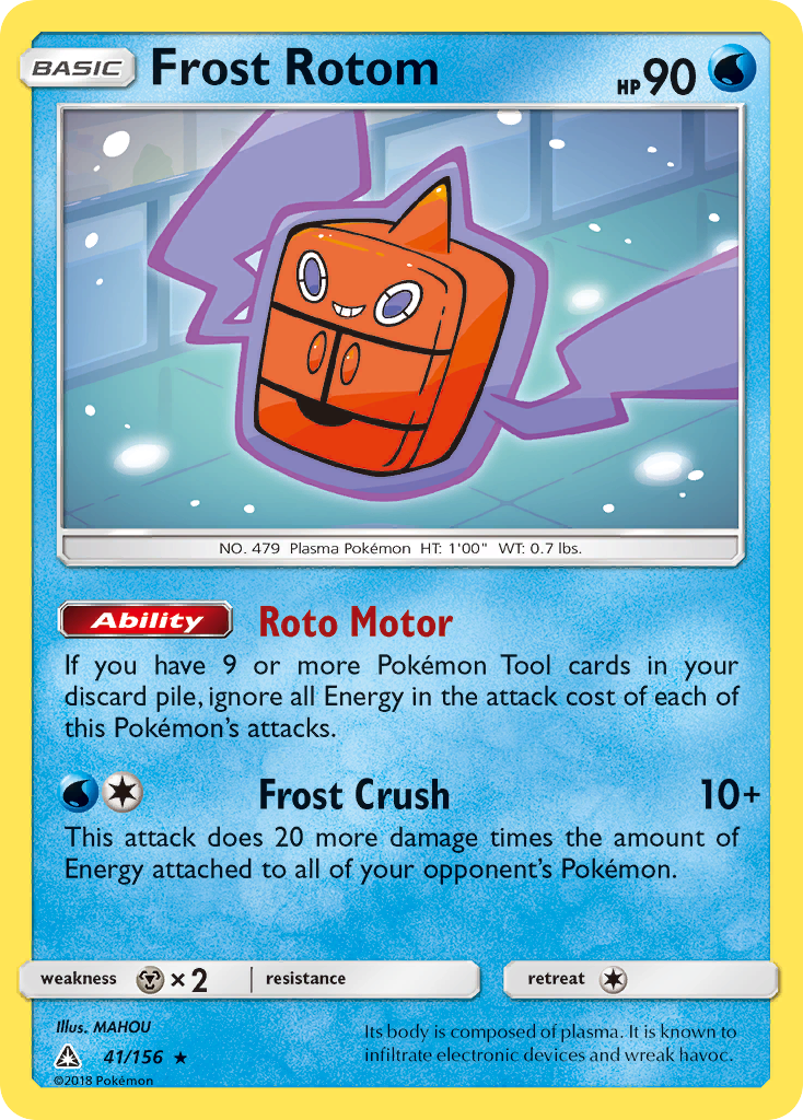 Frost Rotom (41/156) [Sun & Moon: Ultra Prism] | Good Games Cannington