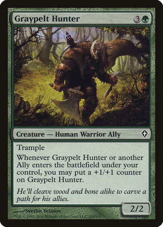 Graypelt Hunter [Worldwake] | Good Games Cannington