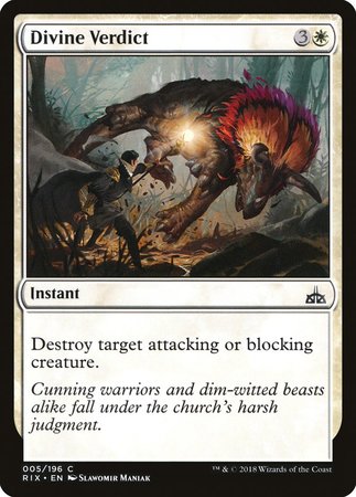 Divine Verdict [Rivals of Ixalan] | Good Games Cannington