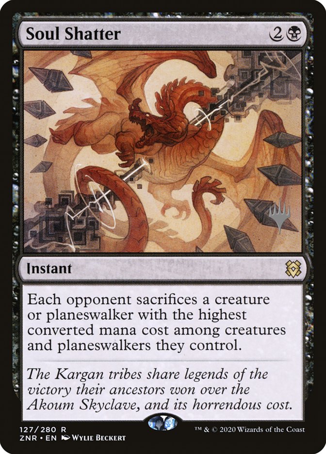 Soul Shatter (Promo Pack) [Zendikar Rising Promos] | Good Games Cannington