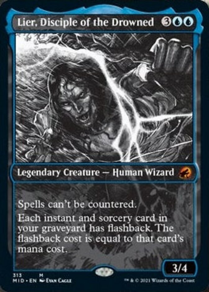 Lier, Disciple of the Drowned (Showcase Eternal Night) [Innistrad: Midnight Hunt] | Good Games Cannington