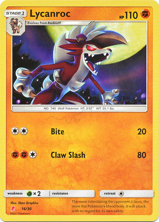 Lycanroc (16/30) [Sun & Moon: Trainer Kit - Lycanroc] | Good Games Cannington